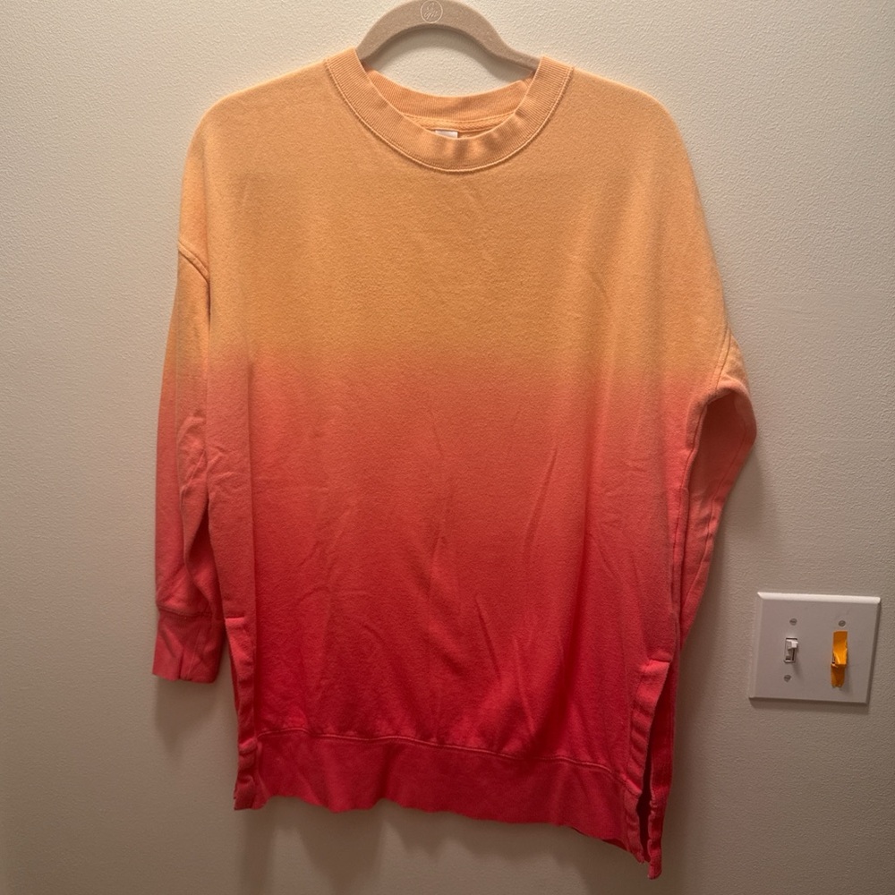 Old Navy Pink and Cream Ombre Sweater
